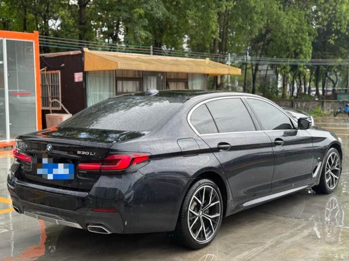 BMW 5 Series 2022 Model 2 530Li Exclusive M Sport Package, Октябрь 2022 г., пробег 83000 км. (Б/у) Задний — изображение 7
