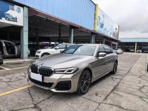2022 BMW 5 Series 530Li Facelift with Leading M Sport Package, Октябрь 2021 г., пробег 24000 км. (Б/у) Задний