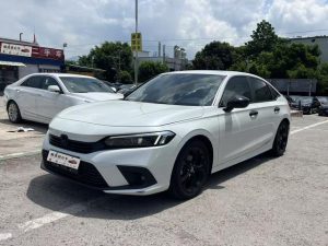 2022 Civic 240TURBO CVT Engine Edition, Ноябрь 2021 г., пробег 50000 км. (Б/у) Передний