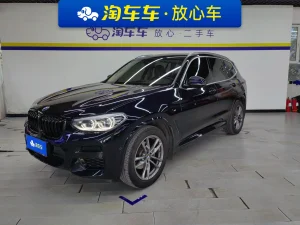 2021 BMW X3 xDrive28i M Sport Package, Февраль 2021 г., пробег 85100 км. (Б/у) Передний