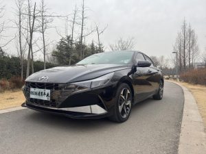 2021 Hyundai Elantra 240TGDi DCT LUX Premium Edition, Июль 2021 г., пробег 47000 км. (Б/у) Передний
